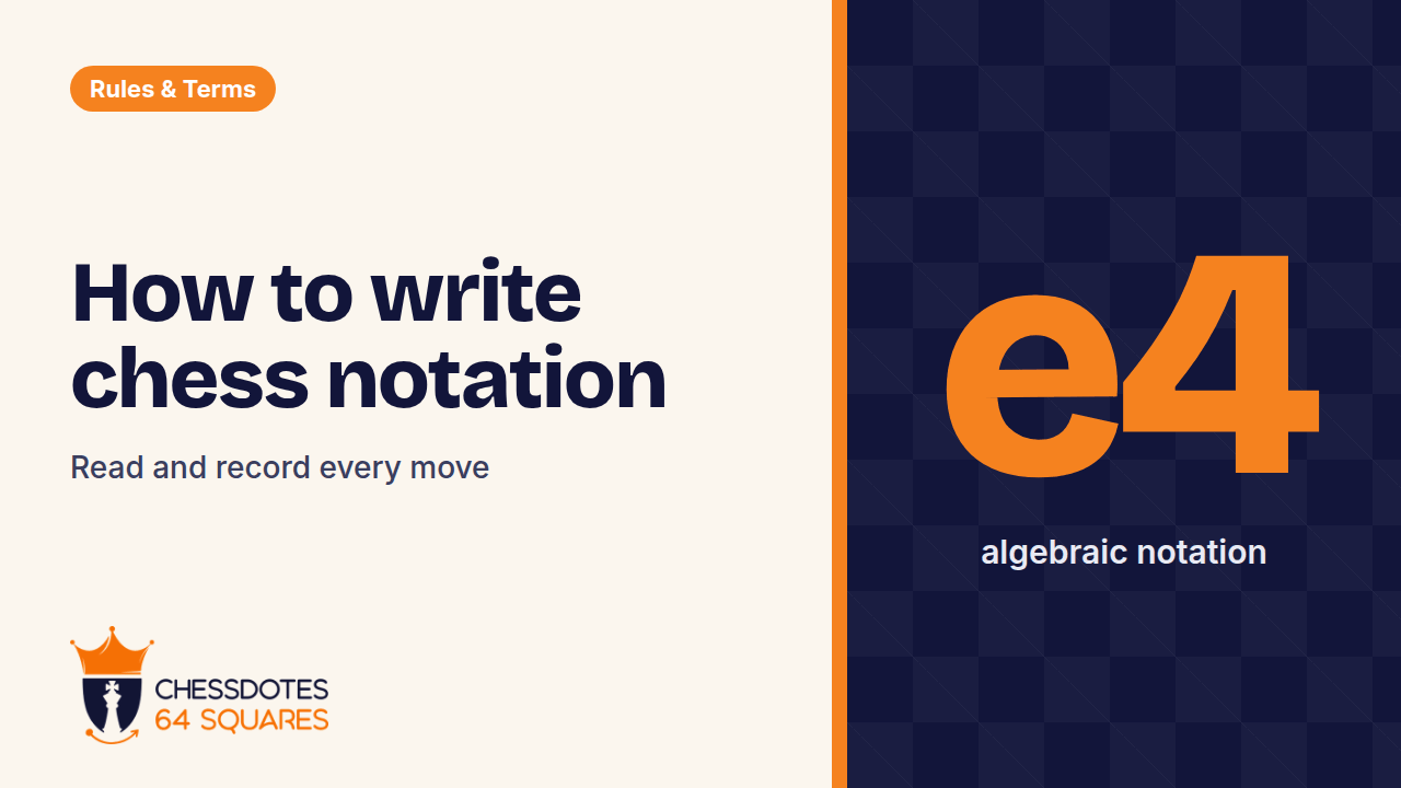 How to read and write chess notation (a beginner’s guide)